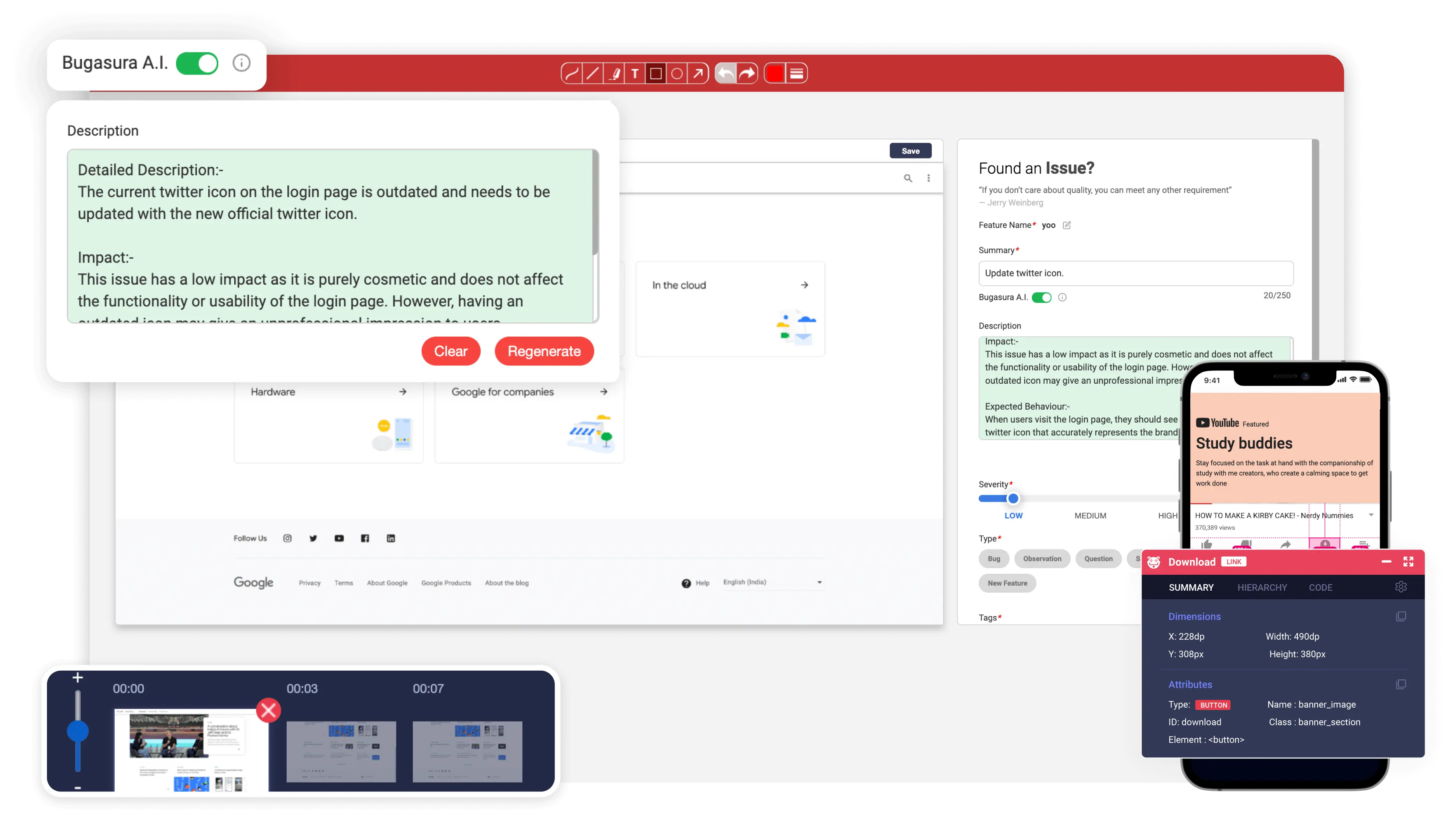 Bugasura_chrome_reporter