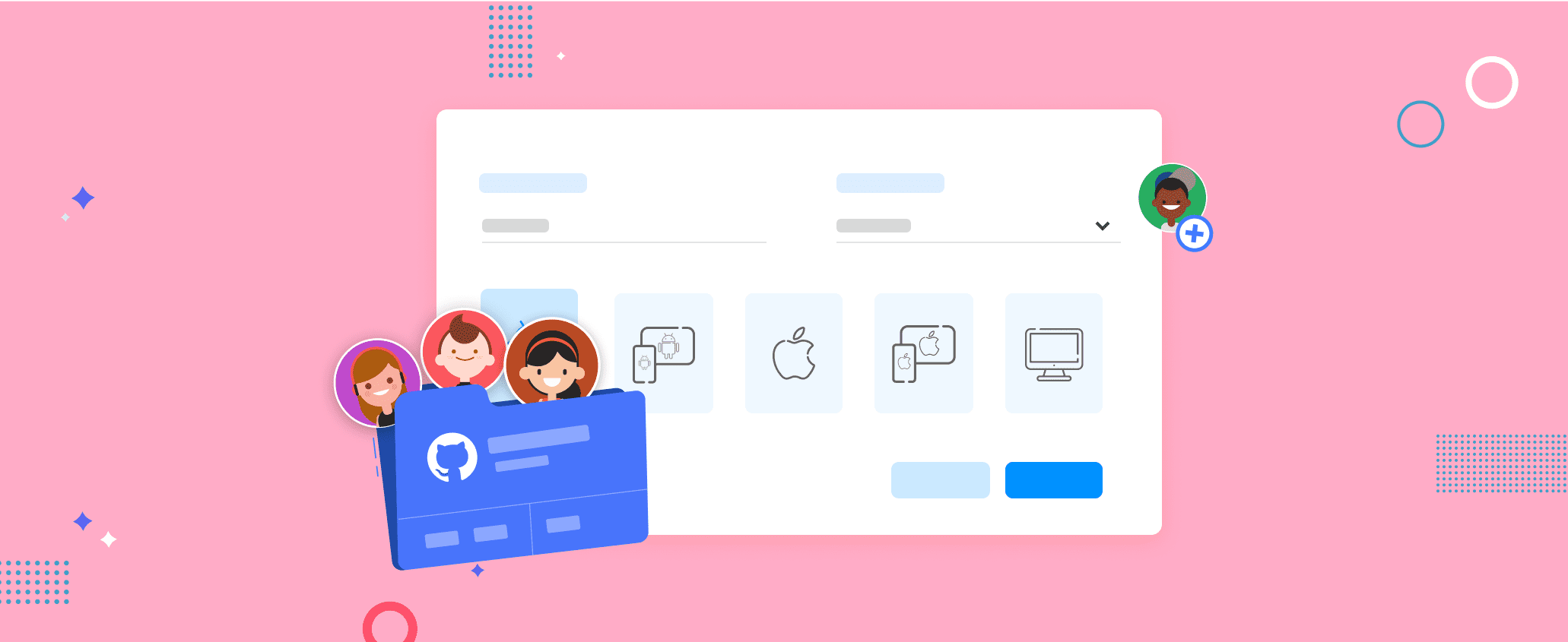 Invite users in 2 clicks!