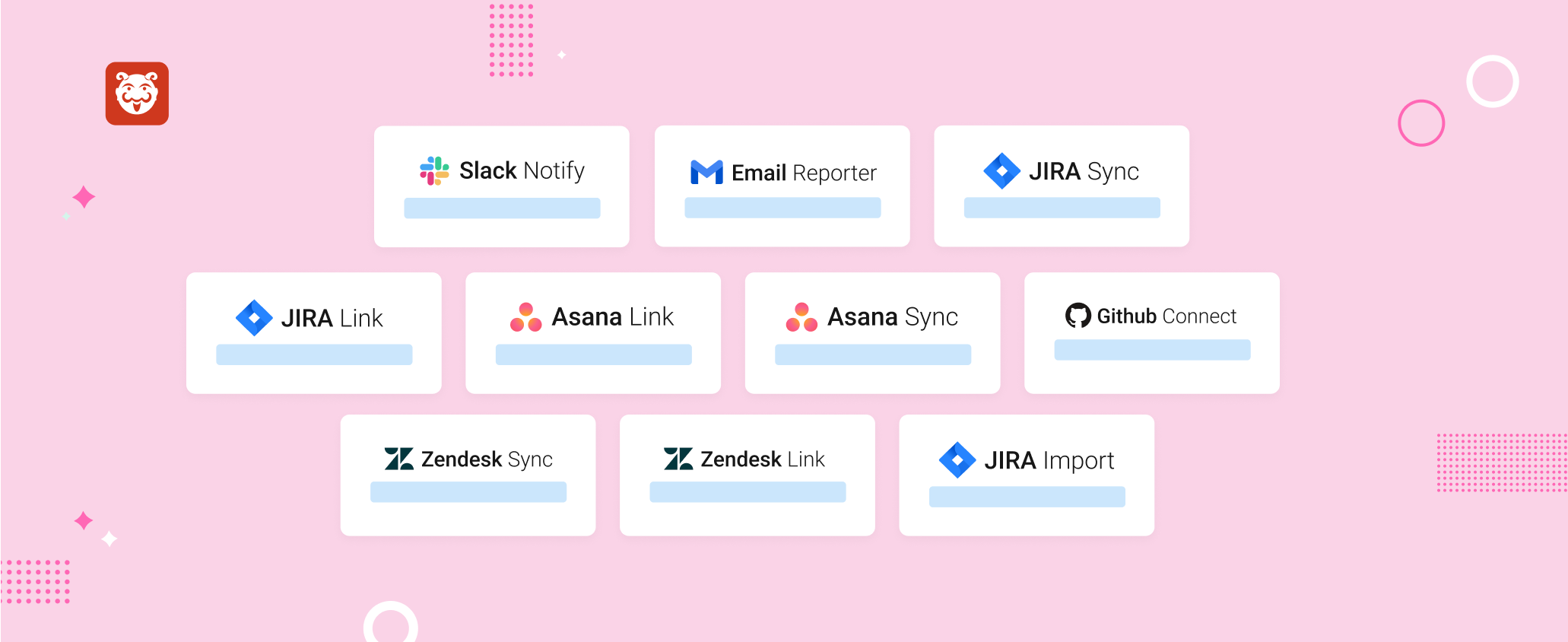 All Bugasura integrations available at one click!