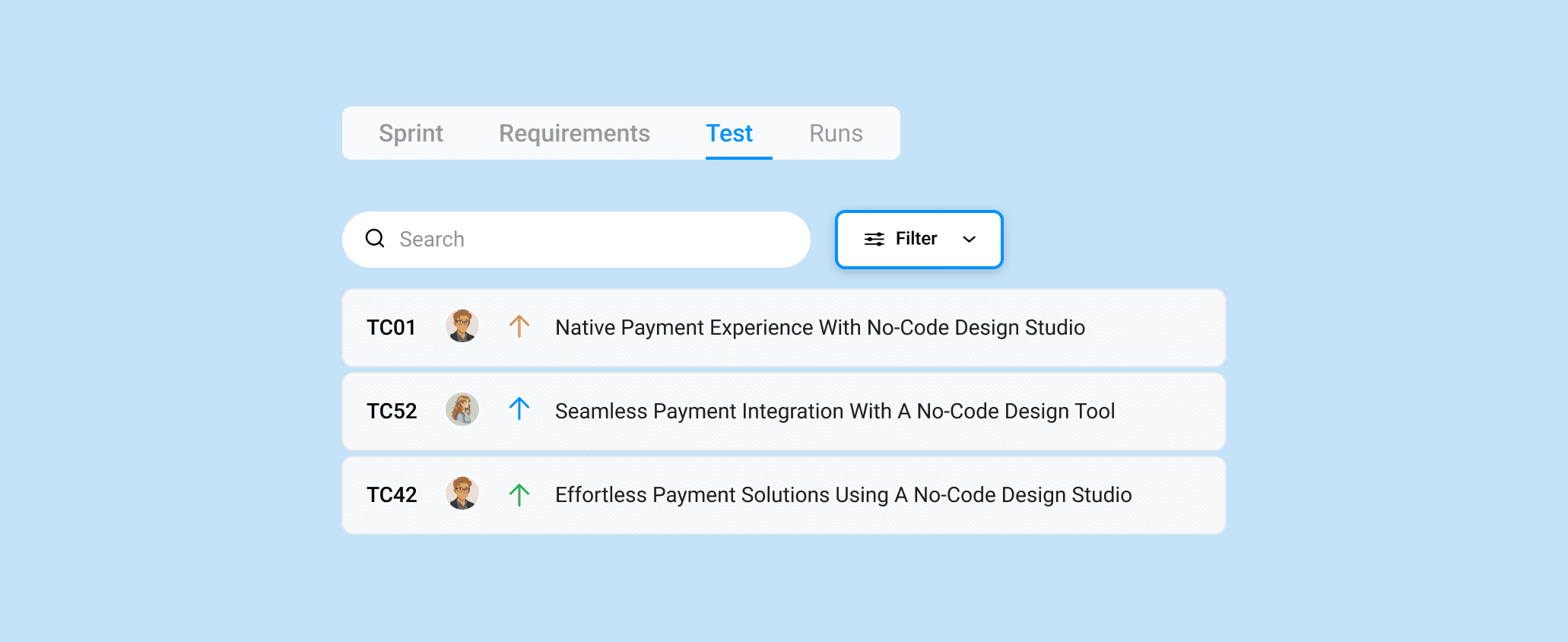 Improved Test Case Visibility with New Filters in Sprints