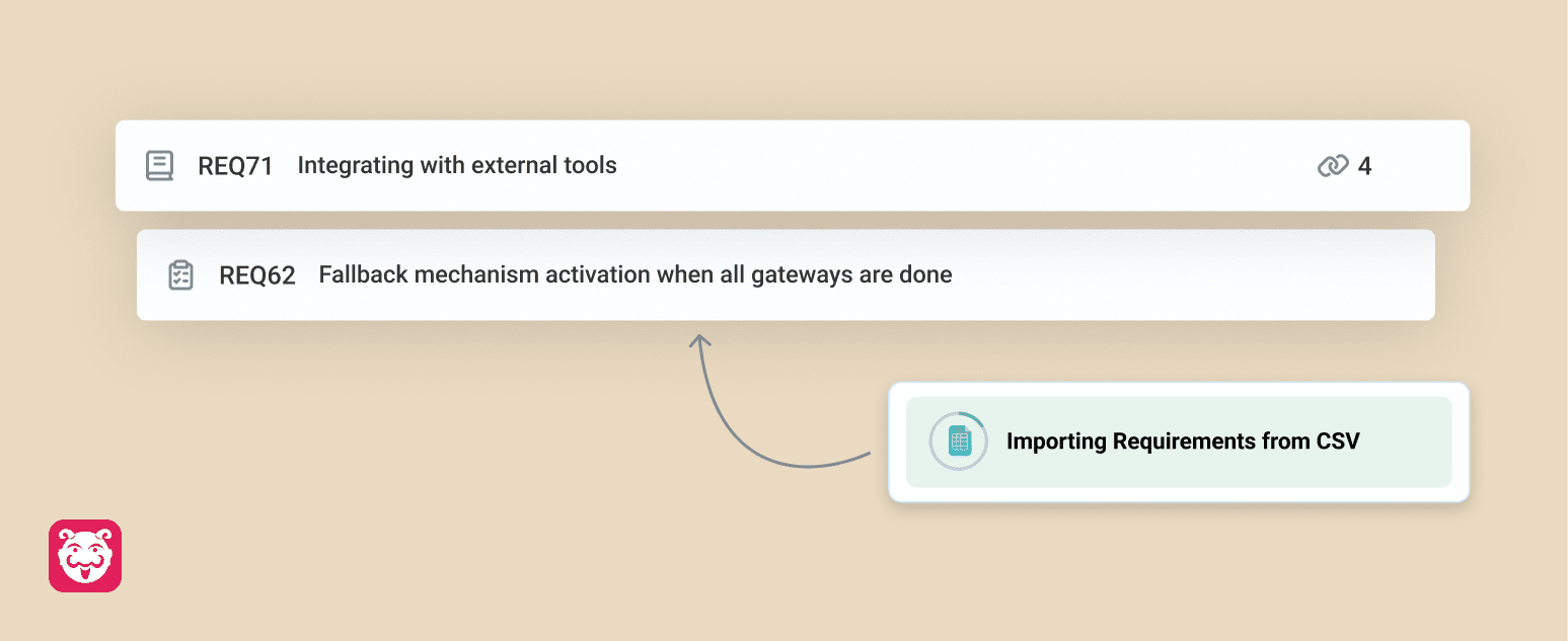Import Requirements with CSV